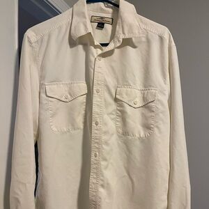 Tommy Bahama Men's Cream Button Down Shirt